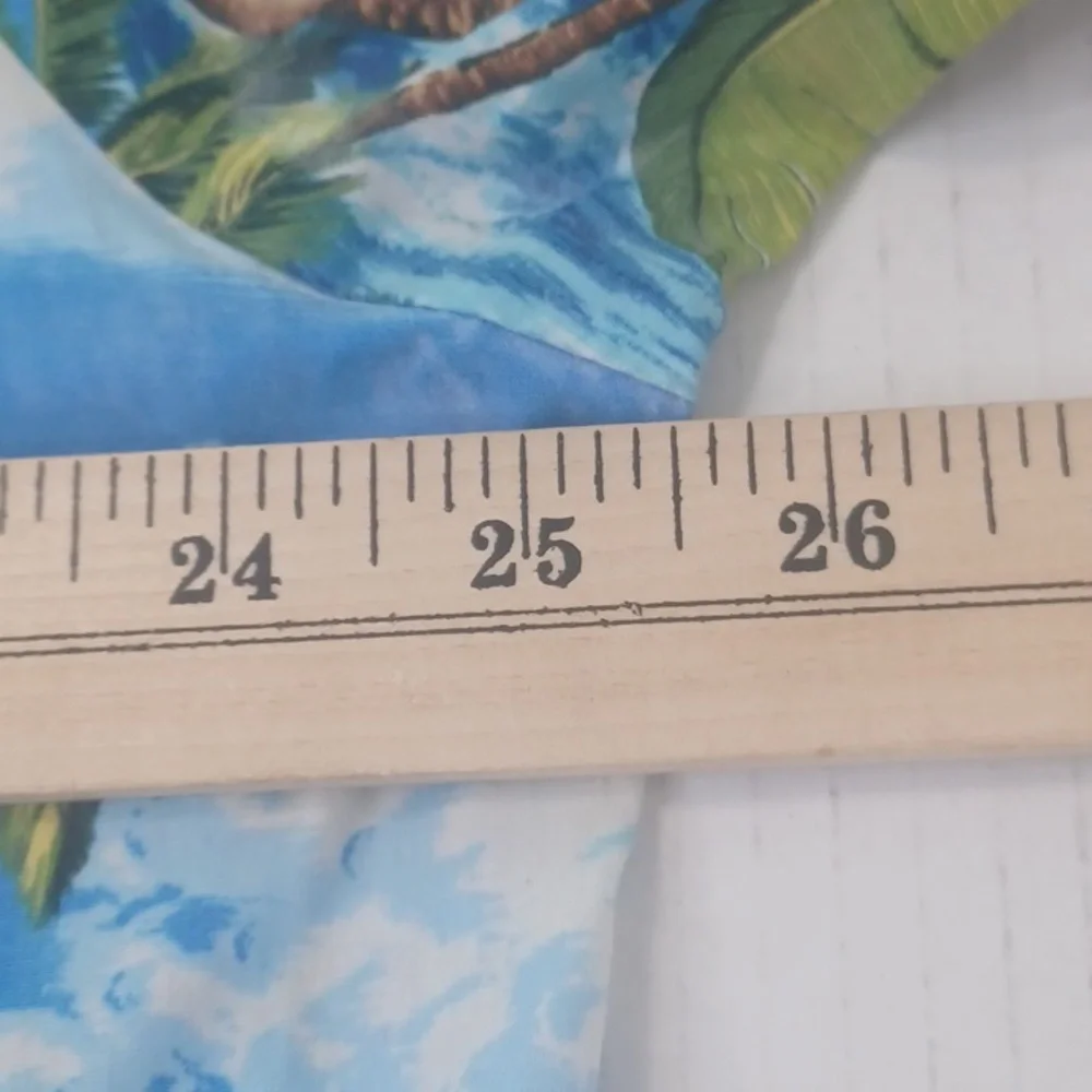 Aloha Republic Hawaiian Short Sleeve Button Down Shirt Made USA SZ XL Vintage - Picture 4 of 10